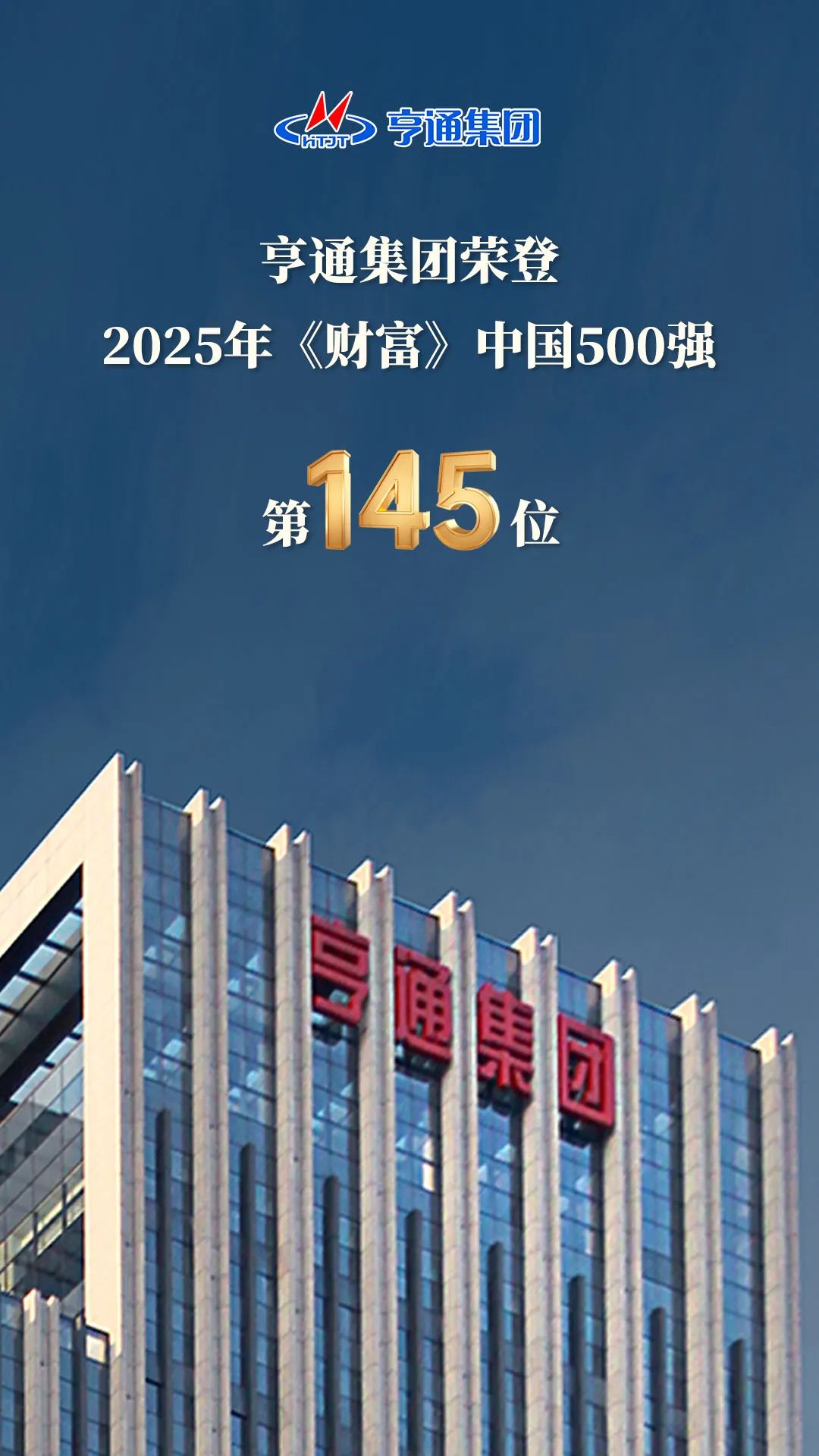 亨通集團登榜2025《財富》中國500強!(圖2) 亨通集團登榜2025《財富》中國500強!(圖2)